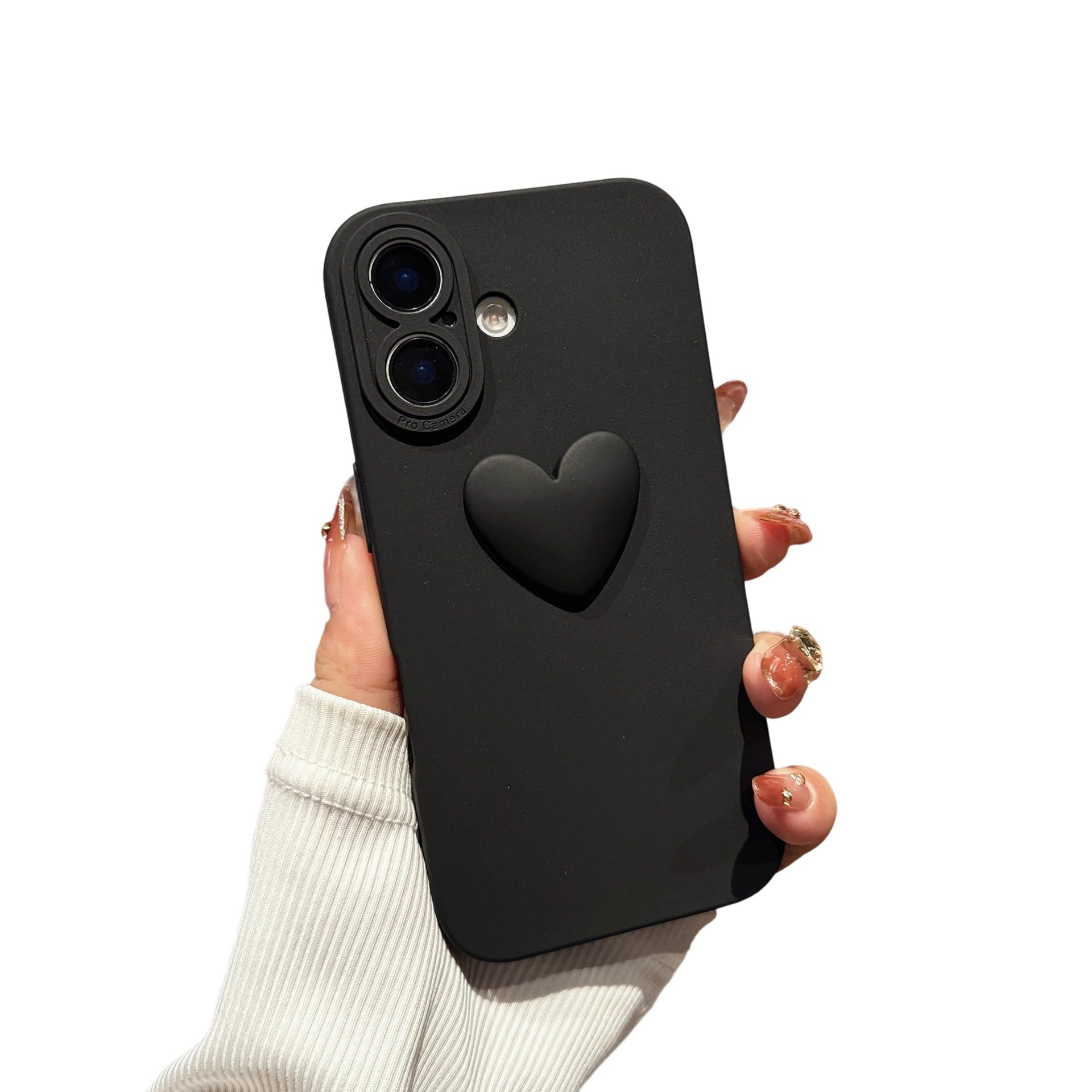 Amazon.com: 3D Love Heart Full Camera Lens Protection Compatible